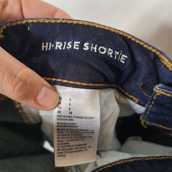 American Eagle Outfitters Hi-rise Shortie Size 6 - Picture 4 of 5